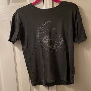 Truly Madly Deeply  S graphic Tshirt Urban Outfitters psychedelic moon/mushroom